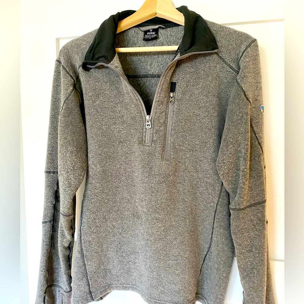 Kuhl 1/4 zip sweater.